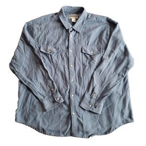 HABAND Flannel Shirt Men's 2XL Blue‎ Casual Outdoor Warm Camp